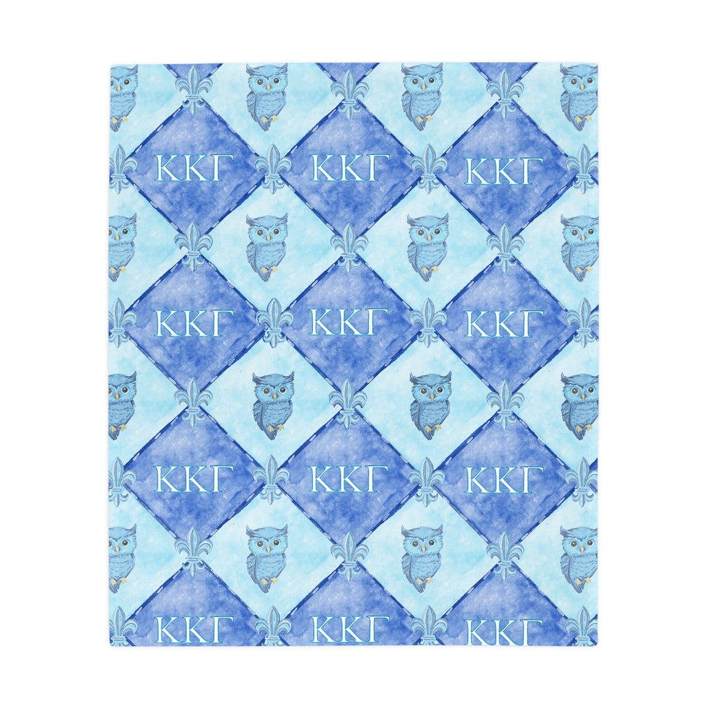 Kappa Kappa Gamma Flannel Fleece Blanket