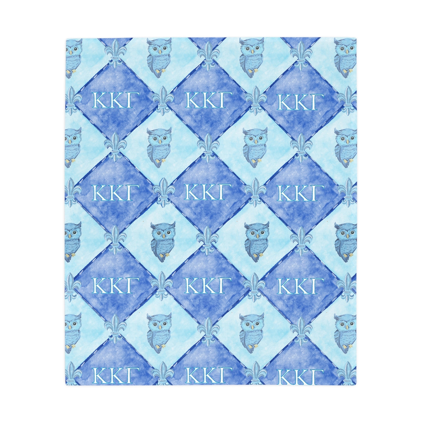 Kappa Kappa Gamma Flannel Fleece Blanket