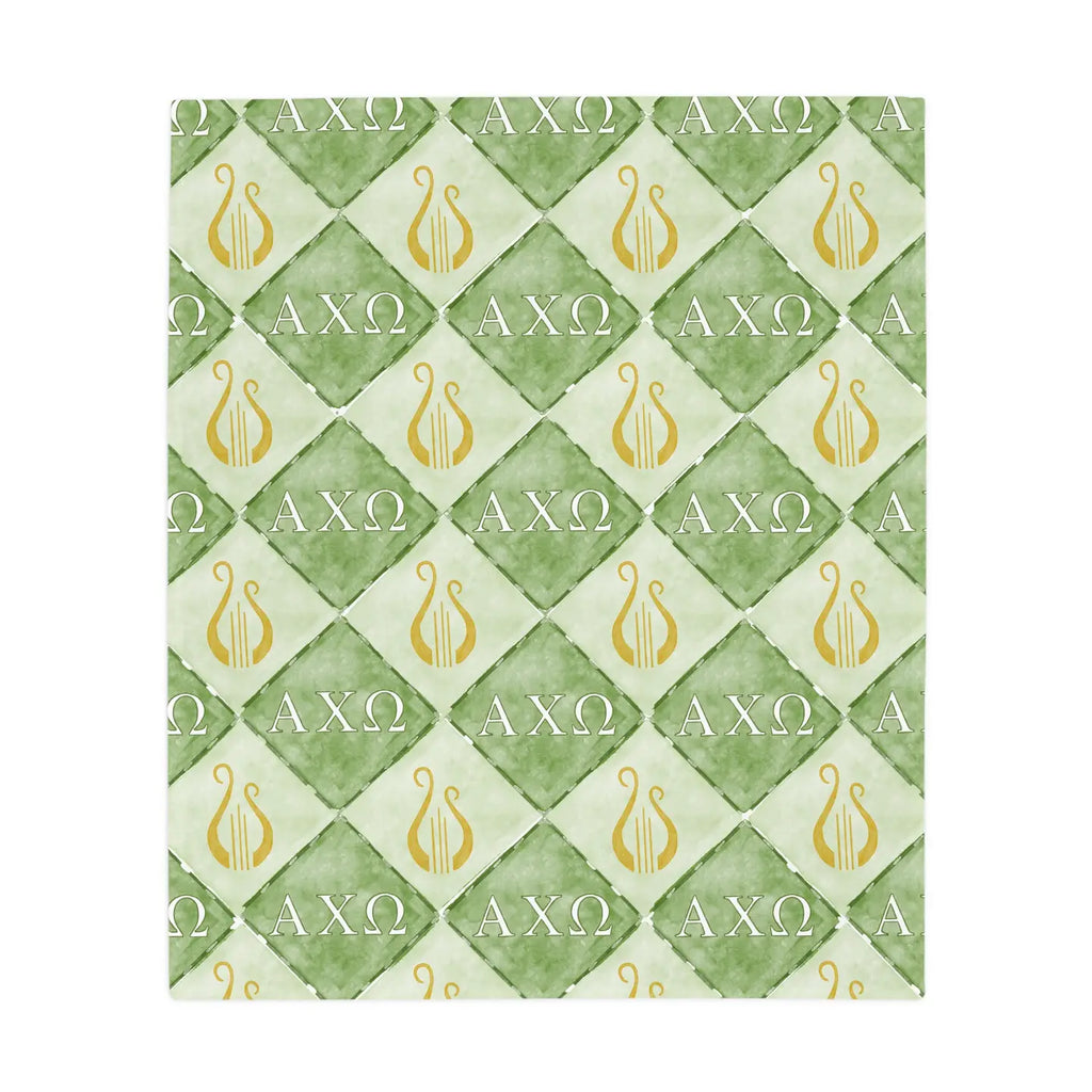 Alpha Chi Flannel Fleece Blanket