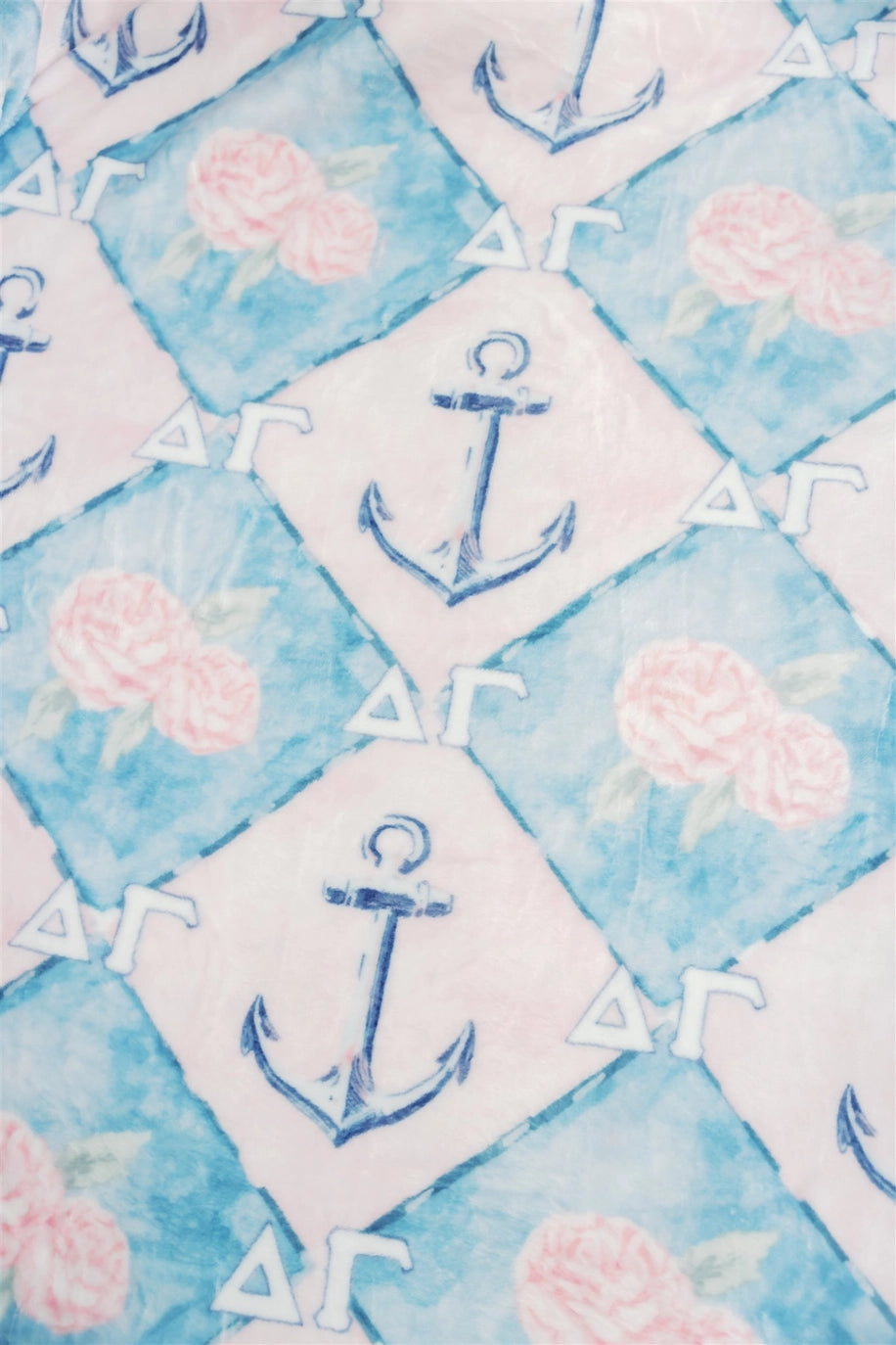 Delta Gamma Flannel Fleece Blanket