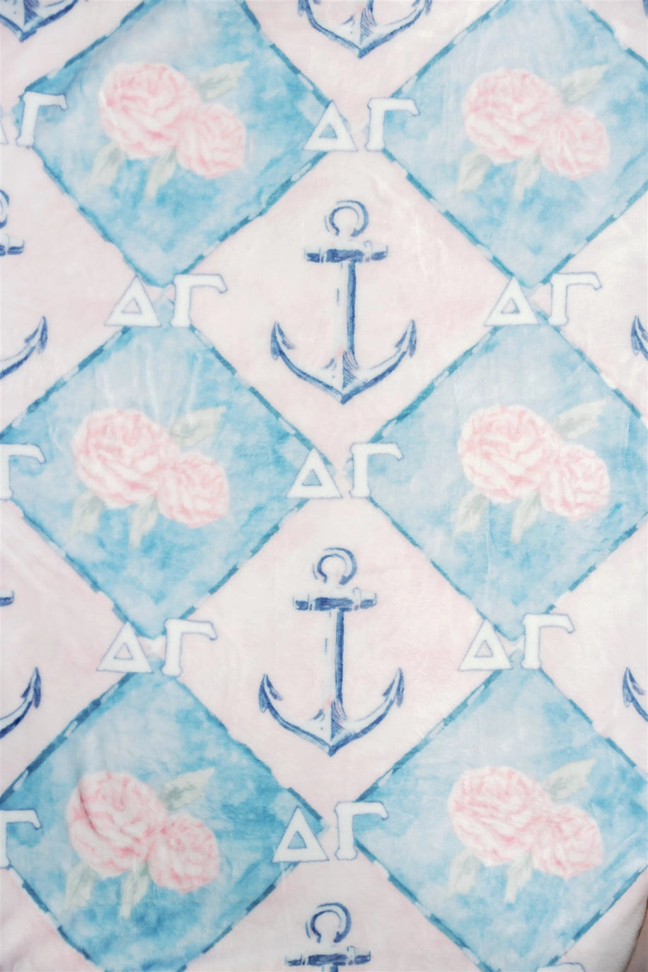Delta Gamma Flannel Fleece Blanket