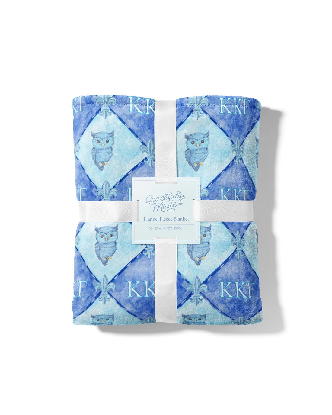 Kappa Kappa Gamma Flannel Fleece Blanket