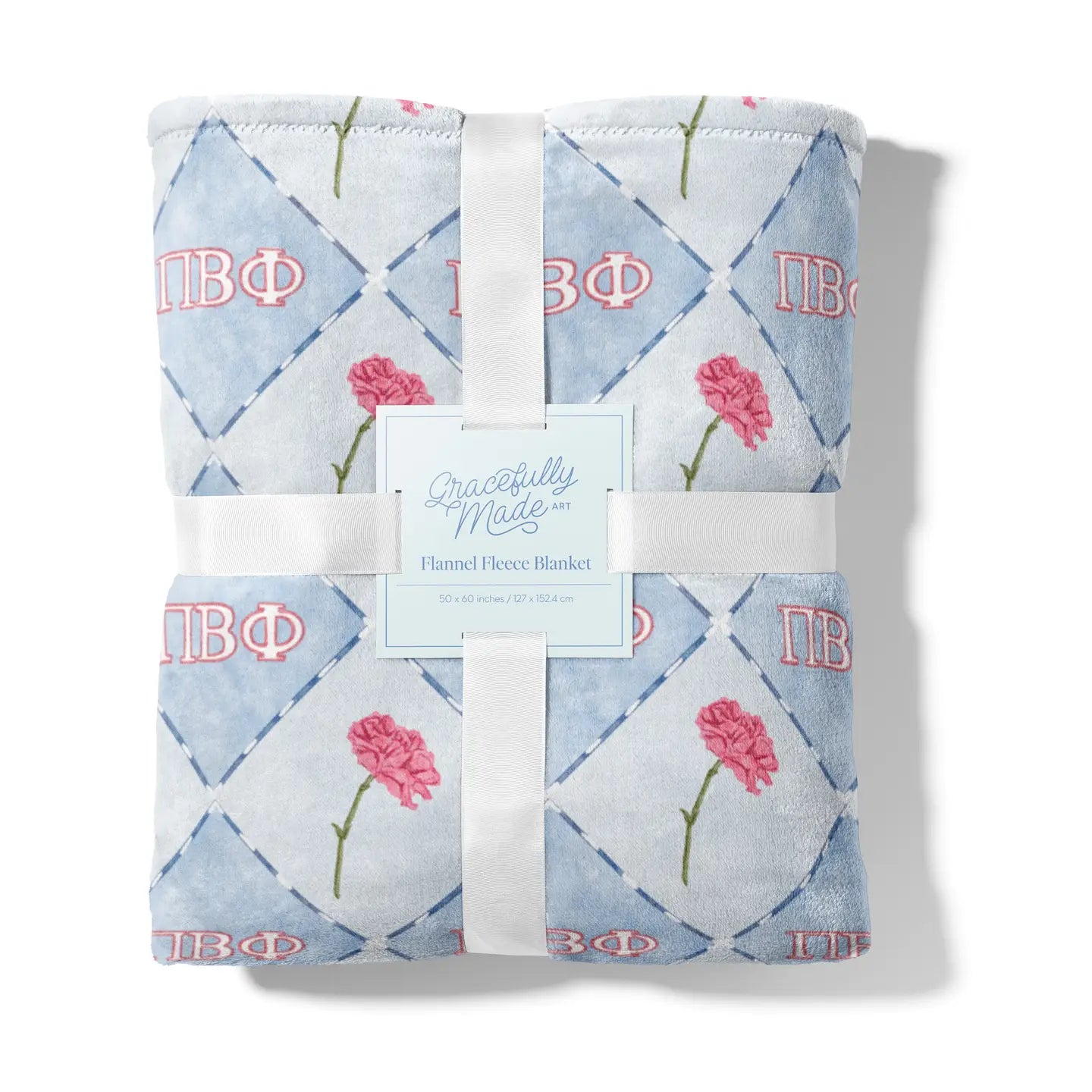 Pi Beta Phi Flannel Fleece Blanket
