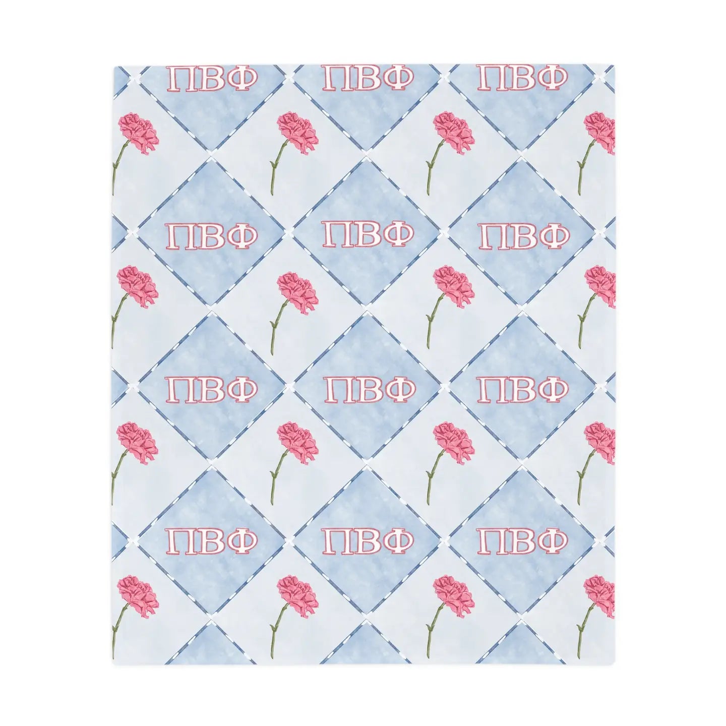 Pi Beta Phi Flannel Fleece Blanket
