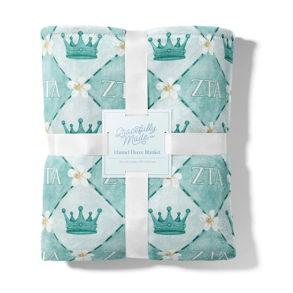 Zeta Flannel Fleece Blanket